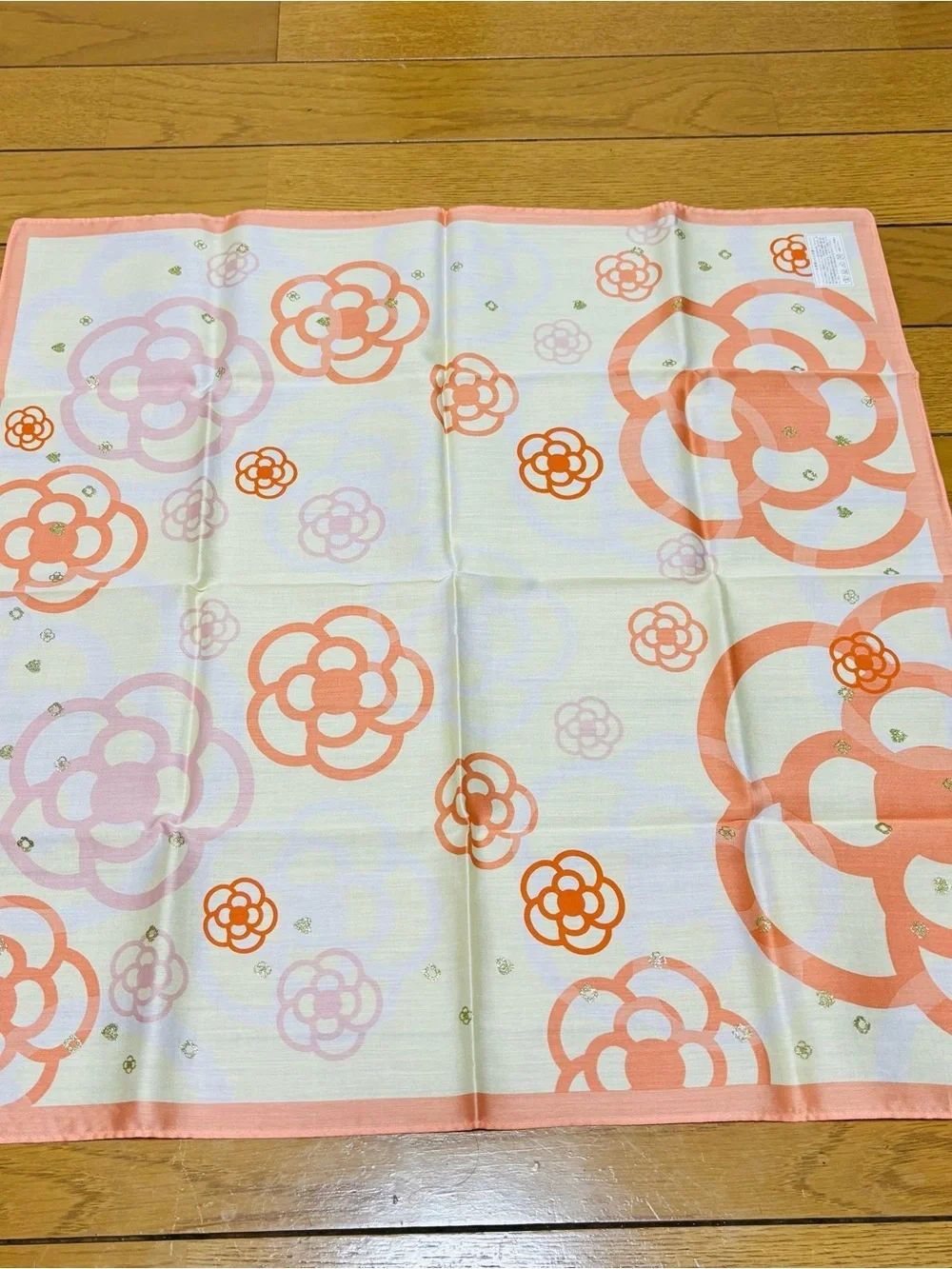 Clathas Japan Cotton Multicolor Floral  Scarf/Bandana/Handkerchief size 51cm 20”